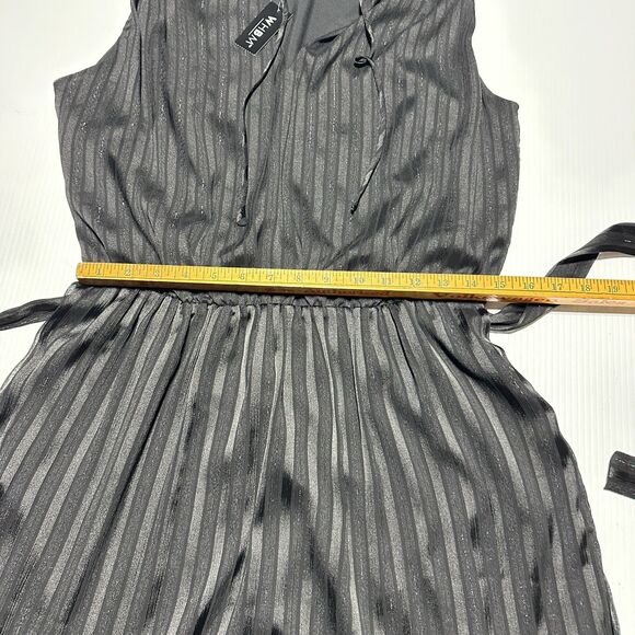 WHBM White House Black Market Women’s Dress L Size L Tie Belt Ruffle Hem NWT - Picture 11 of 13